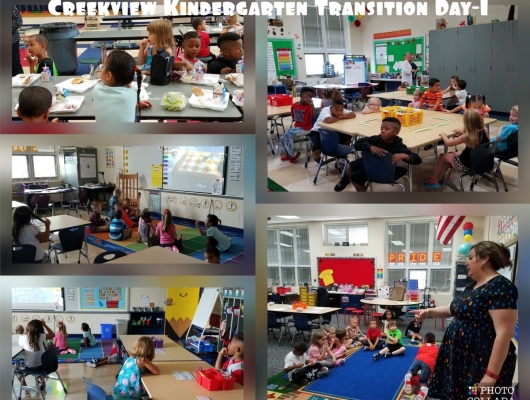Creekview Kindergarten Transition Day 1