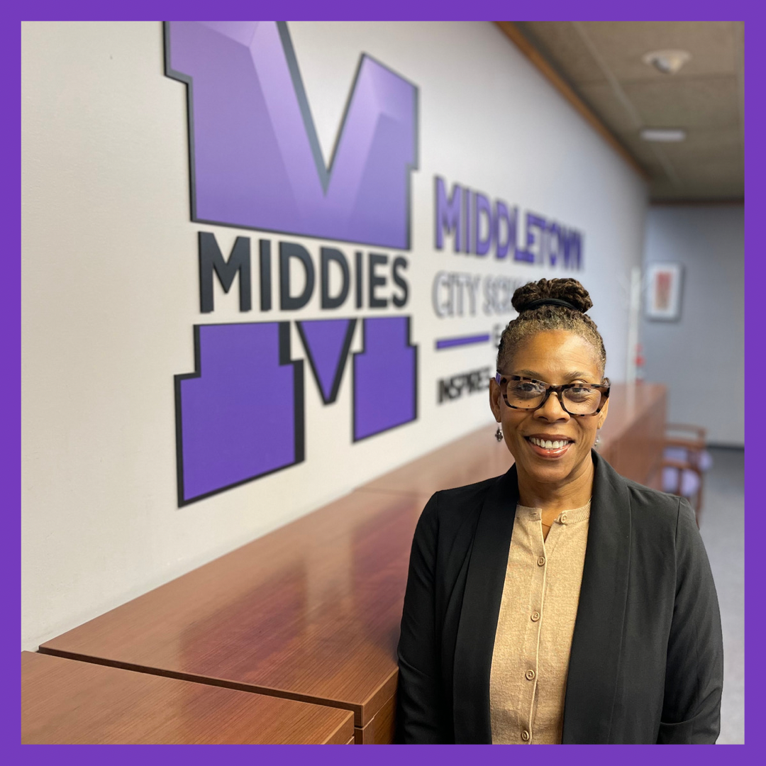 The Middletown City School District (MCSD) Board of Education (BOE) announces Verlena Stewart's appointment to fill Michelle's unexpired term Novak, who resigned in September. Dr. Chris Urso, BOE pres