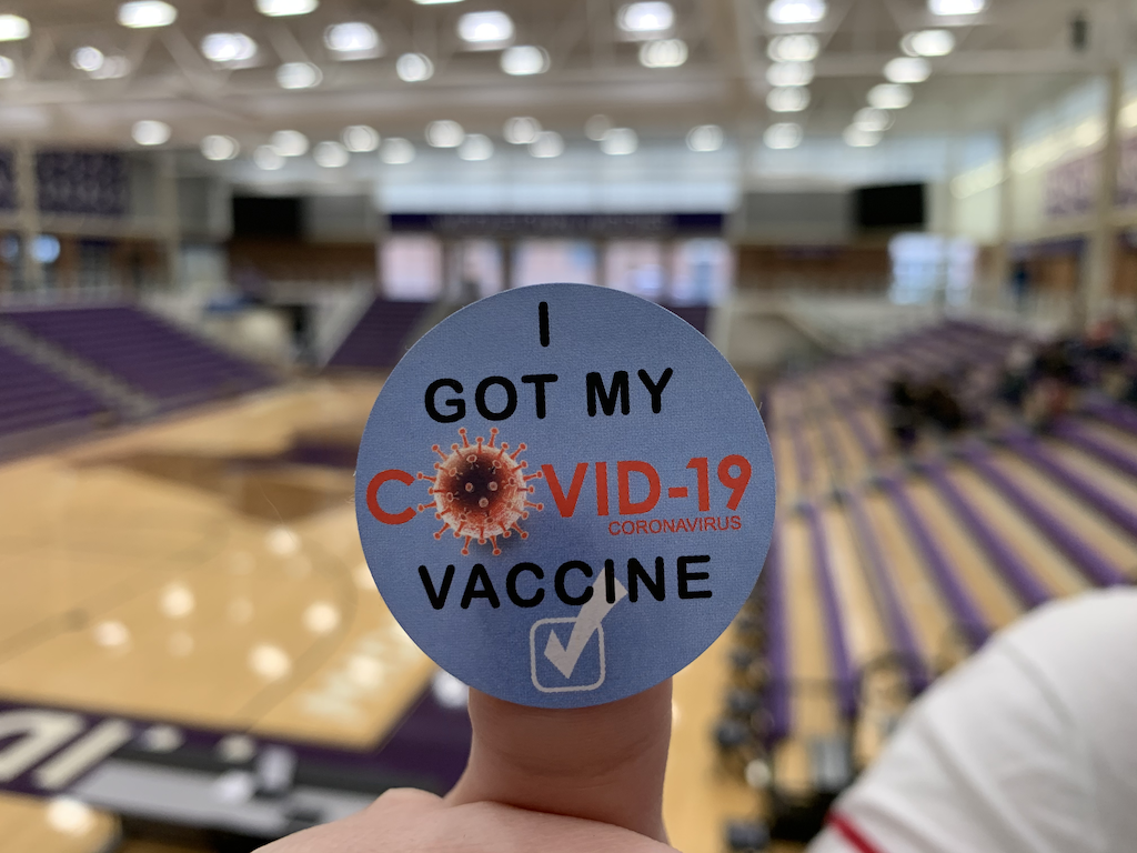 I got my COVID-19 Vaccine sticker